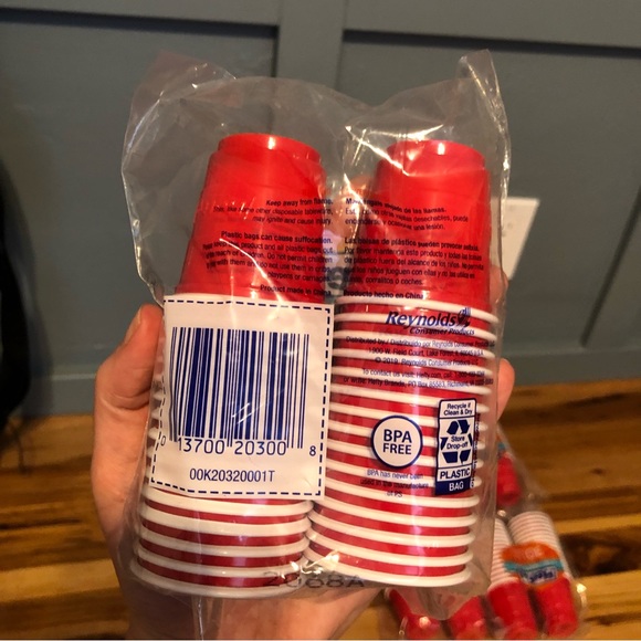 Hefty 2 oz party cups/plastic shot glasses 6 sets of 30 - Picture 3 of 3